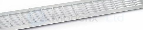 KITCHEN WORKTOP / PLINTH HEAT VENT GRILL ALUMINIUM 480 x 60 mm