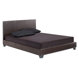 , Seville, 5FT Kingsize Leather Bedstead