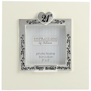 21st Happy Birthday Photo Frame