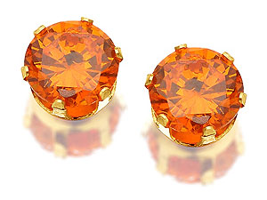 And Tangarine Orange Cubic Zirconia