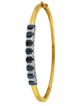 Sapphire and Diamond Bangle 12110012