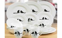 ACE 16-Piece Birds Dinner Set