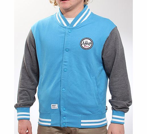 Varsity Snap fastening sweatshirt - Blue