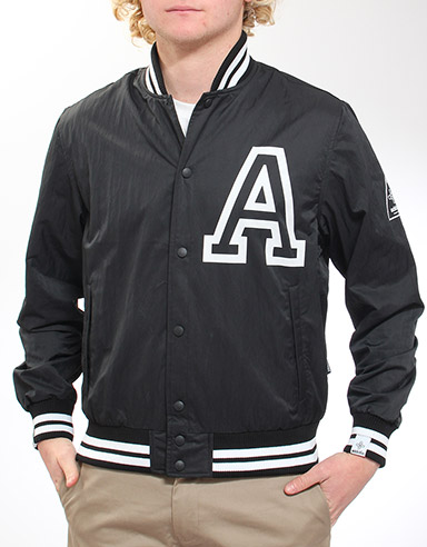 Varsity Tour Windcheater - Black