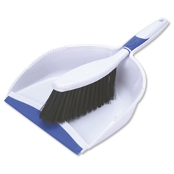 Brush Mixed Bristle and Dustpan Set