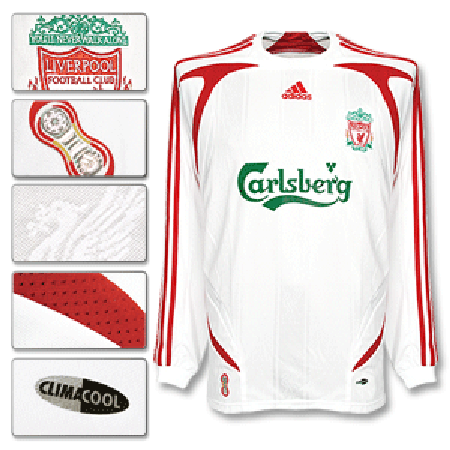 07-08 Liverpool Away L/S shirt