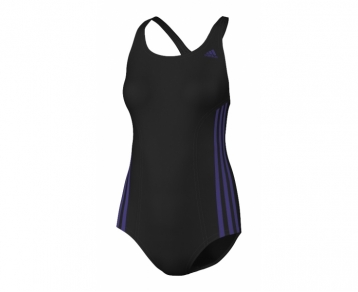 3 Stripe One Piece Ladies Swimsuit