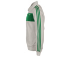 Beckenbauer White/Green Full Zip Track Top