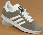 Gazelle 2 Grey/White Suede Trainers