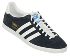 Gazelle OG Black/White Suede Trainers