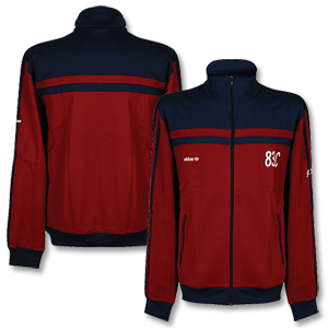 L-83-C Track Top - Dark Red / Navy