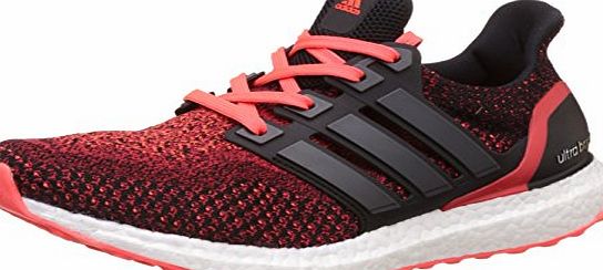 adidas Mens Ultraboost M running Shoes, Various colors (Black (Negbas / Negbas / Rojsol)), 9 UK