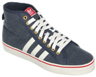 Nizza HI CL Navy/White Canvas Trainers