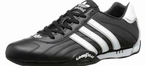 Originals Mens Adi Racer Low-2 Trainers G16082 Black/White/Metallic Silver 8 UK, 42 EU