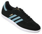 Samba Black/Blue Suede Trainers