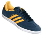 Samba Navy/Yellow Suede Trainers