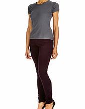 Dark purple super skinny leggings