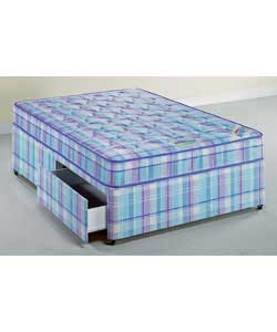 Bewley Double Divan with Medium Mattress - 2 Drawers