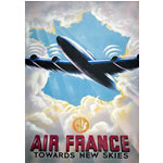 France 1950 Canvas Art