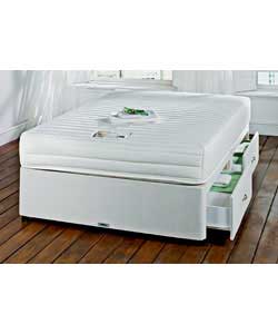 Hush King Size Bamboo Latex Block Divan - 4 Drawer