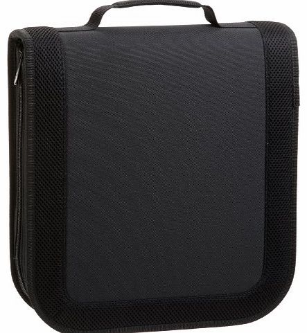 CD / DVD Wallet 128 Disc Capacity Nylon Black