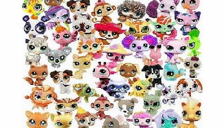 Pack of 20 PCS Littlest Pet Shop Figures Random Styles