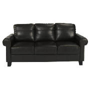 Large Leather Sofa, Chocolate