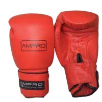 Ampro Fighter Sparring Gloves Blue 16oz