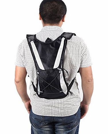 2L Outdoor Sports Hiking Camping Cycling Bicycle Bike MTB Road Hydration Backpack Rucksack Bag (Black)