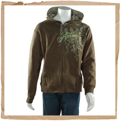 Animal Darana Hoody Dark Green