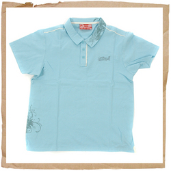 Groa Polo Shirt Aqua Sea