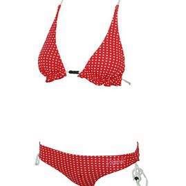 Ladies Animal Plaskett Spotty Bikini. Lollipop