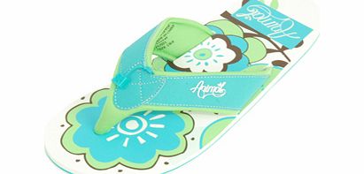 Animal Ladies Ladies Animal Swish Flip Flops. Scuba