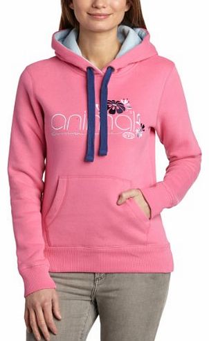 Womens Rabala Long Sleeve Hoodie, Carnation Pink, Size 10