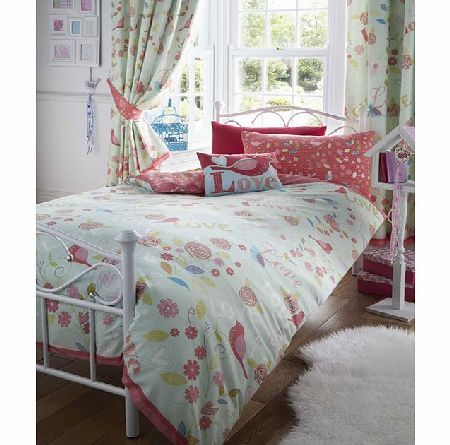 Melody Love Birds Double Reversible Duvet Cover