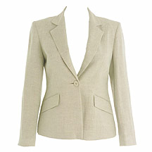 Beige linen jacket