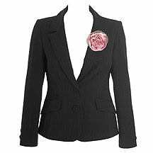 Black pinstripe jacket