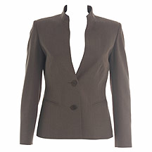 Anne Brooks Petite Mocha tailored jacket