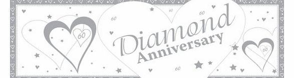 Anniversary 60th Diamond Anniversary Giant Silver 