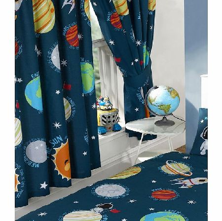 Solar System Lined Curtains