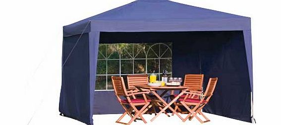 Argos Square Pop Up Garden Gazebo with Side Panels