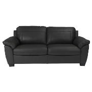 Large Leather Sofa, Black