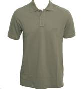 Brown Pique Polo Shirt