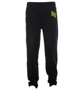 EA7 Black Tracksuit Bottoms