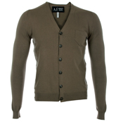 Mid Grey Button Fastening Cardigan