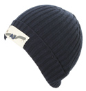 Navy Ribbed Hat