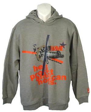 Hooded Sweatshirt Grey Marl