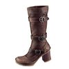 Platform Buckle Boots