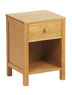 BEDSIDE CABINET 1 DWR OPEN ASHDOWN