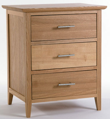 BEDSIDE CABINET 3 DRAWER SHERWOOD